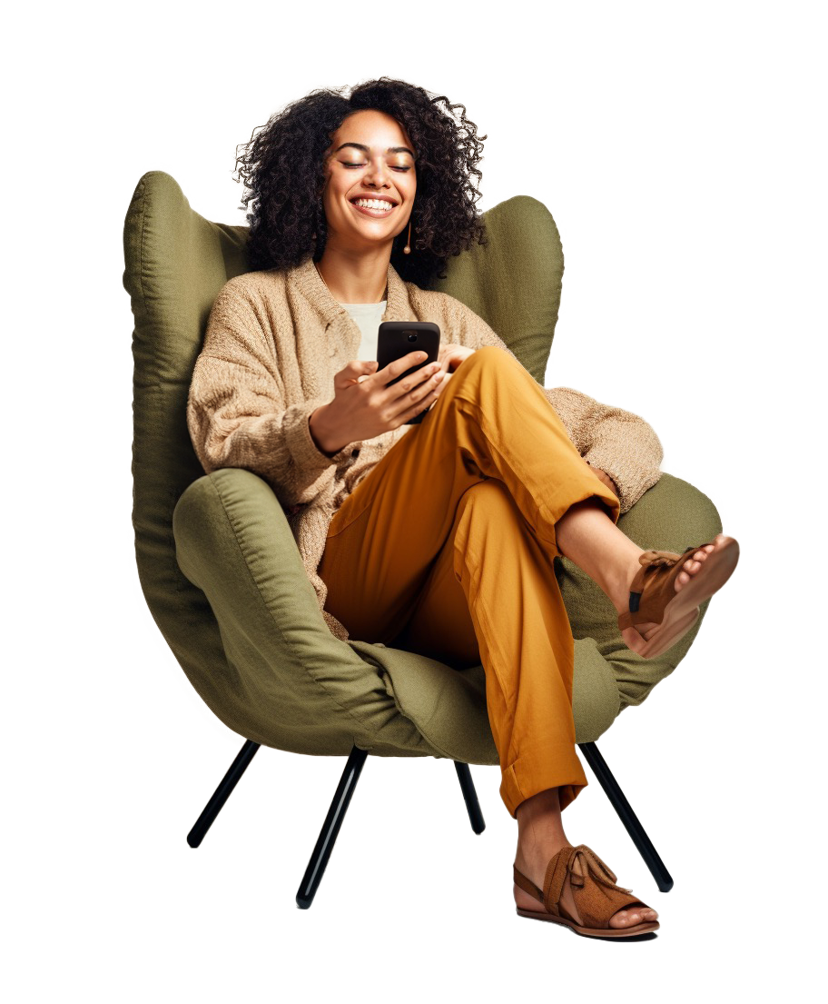 Woman enjoying a psychic reading